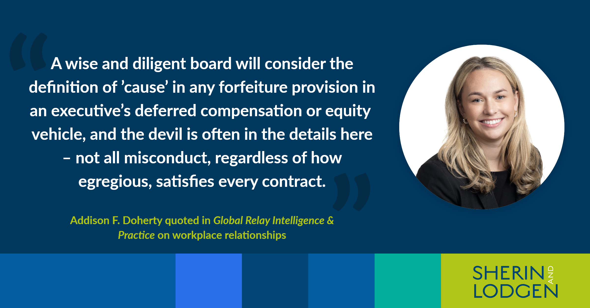 Addison F. Doherty quoted in Global Relay Intelligence & Practice on ...